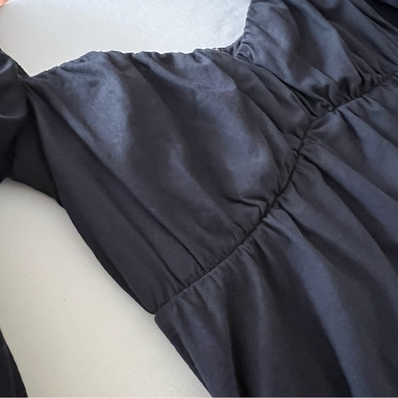 Reformation Farley Dress in Black - Picture 6 of 11